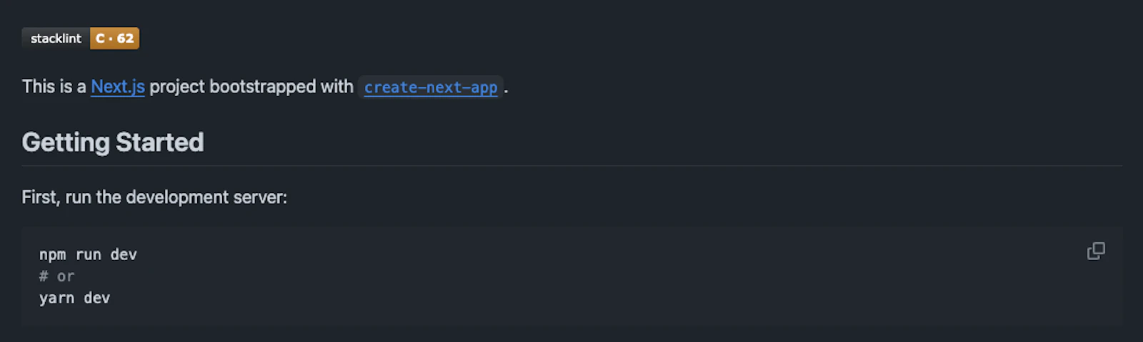 StackLint screenshot 3