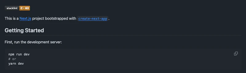 StackLint screenshot 3