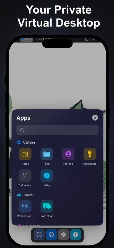 StealthOS - Screenshot 2 showing product features and functionality