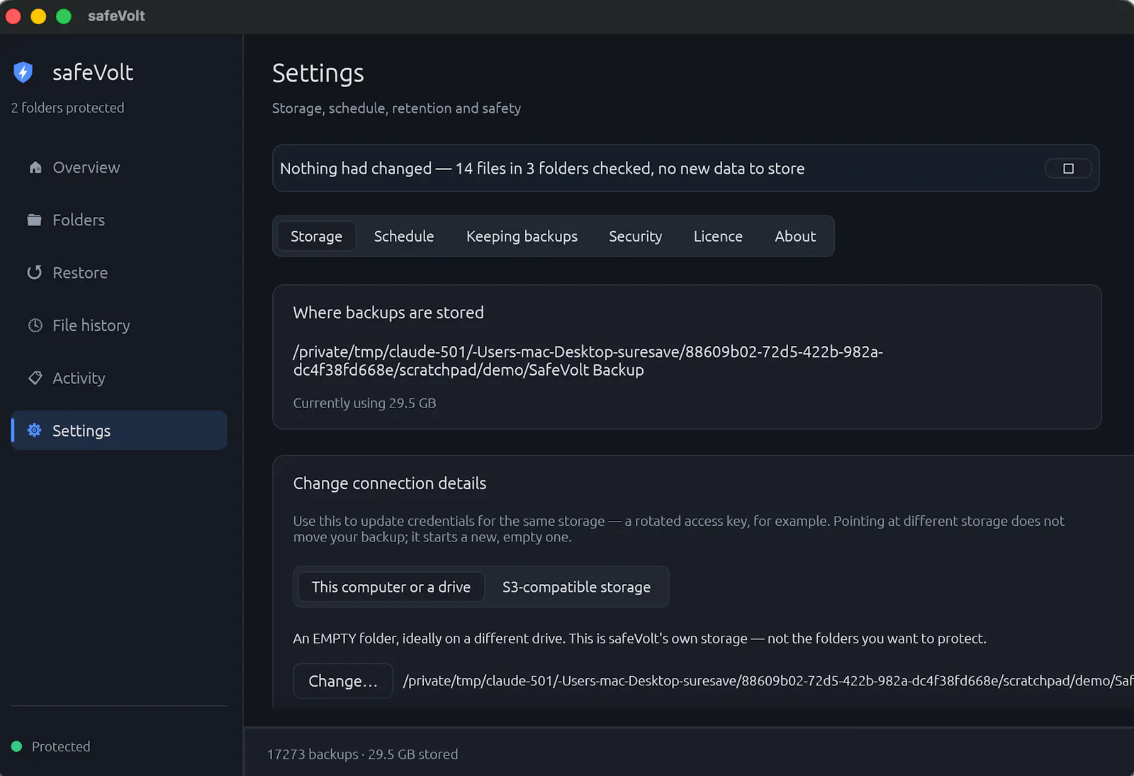 SafeVolt screenshot 2