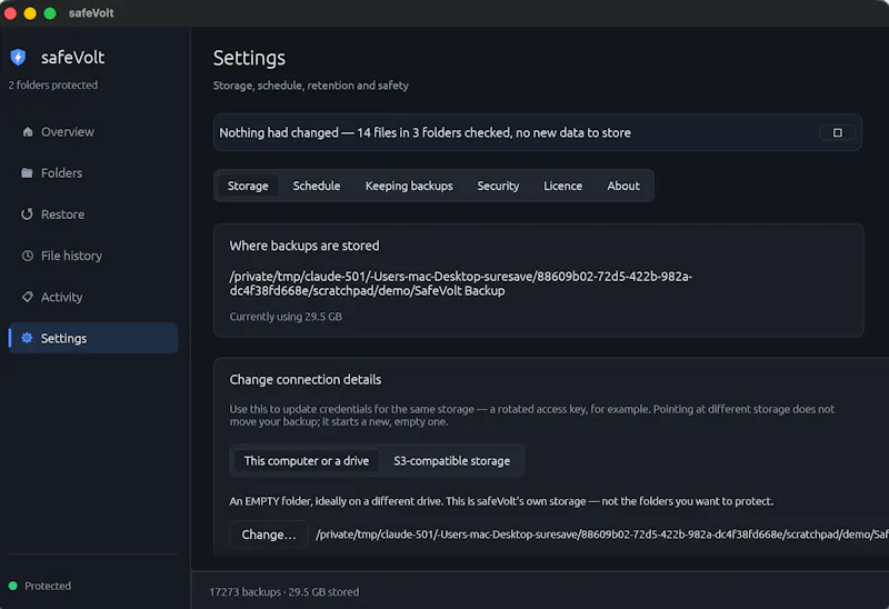 SafeVolt screenshot 2