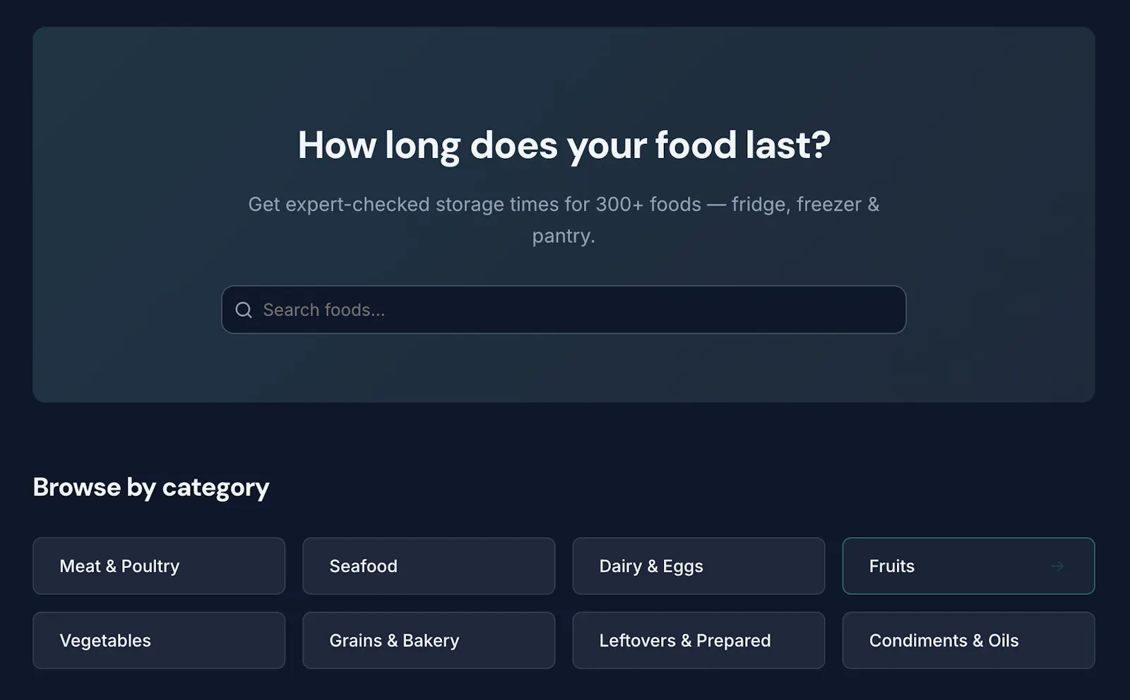 FoodLasts screenshot 1