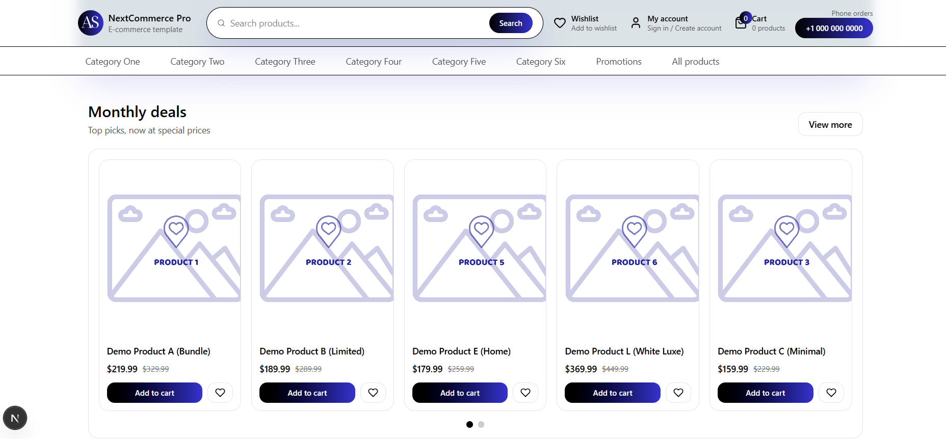 NextCommerce Pro gallery image