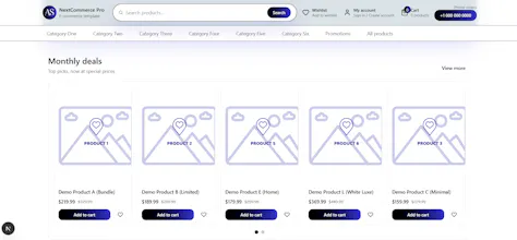 NextCommerce Pro gallery image