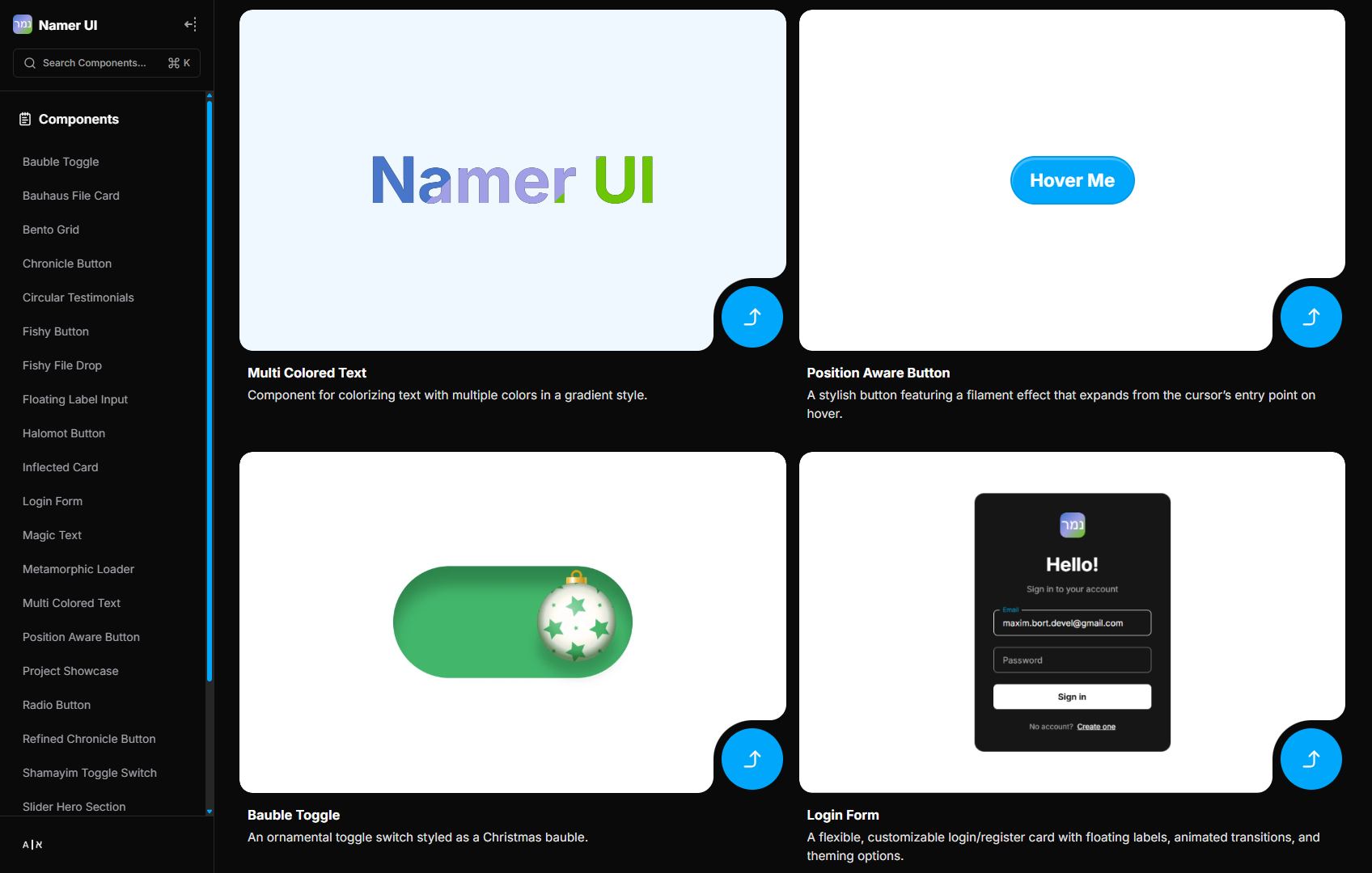 Namer UI V2.0 - A collection of reusable Next.js/React components. media 2