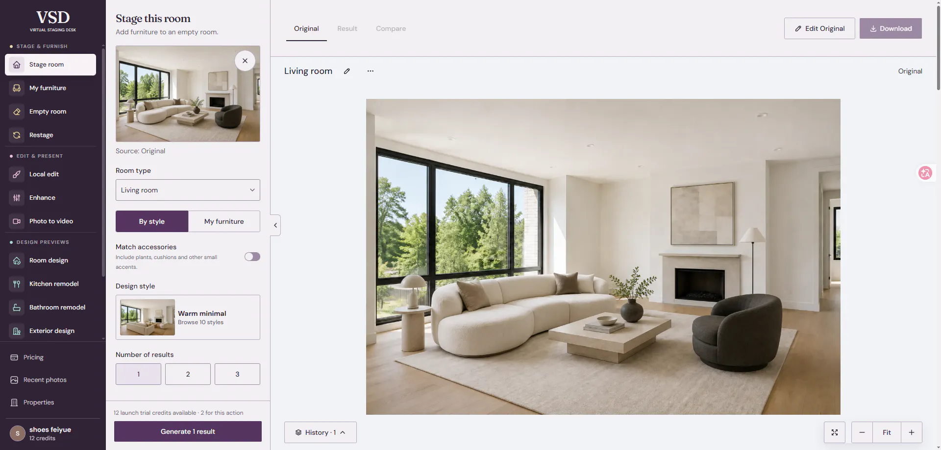Virtual Staging Desk gallery image
