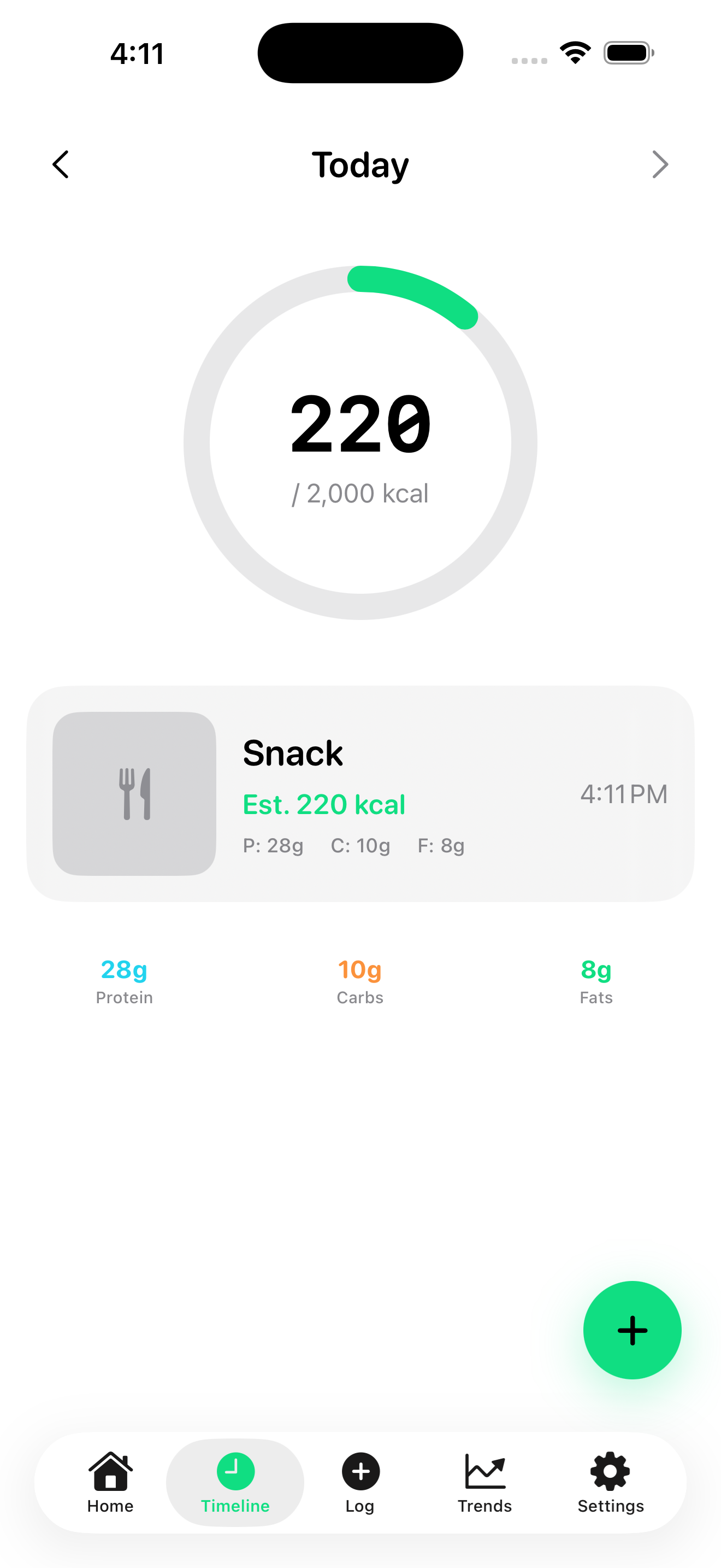 Nutra - AI Nutrition Tracker - Screenshot 3 showing product features and functionality