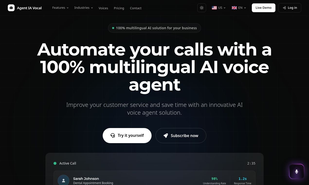Agent IA Vocal gallery image