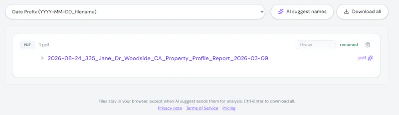 ScanRename screenshot 3