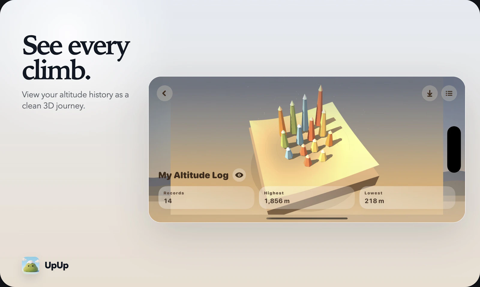 UpUp - Altitude Log Offline screenshot 5