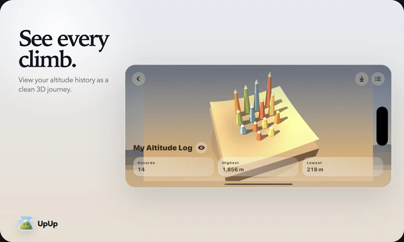 UpUp - Altitude Log Offline screenshot 5