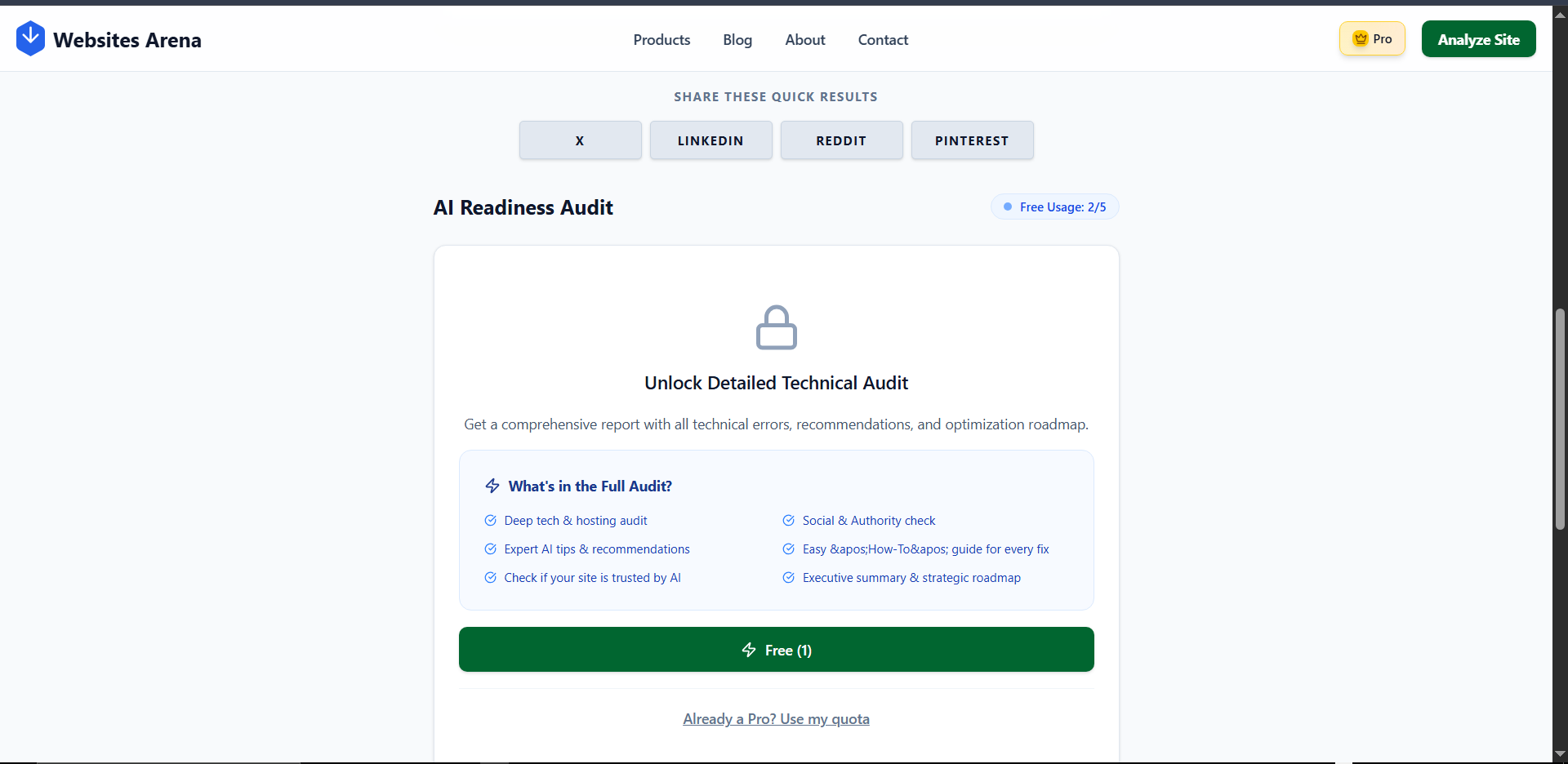 Websites Arena gallery image