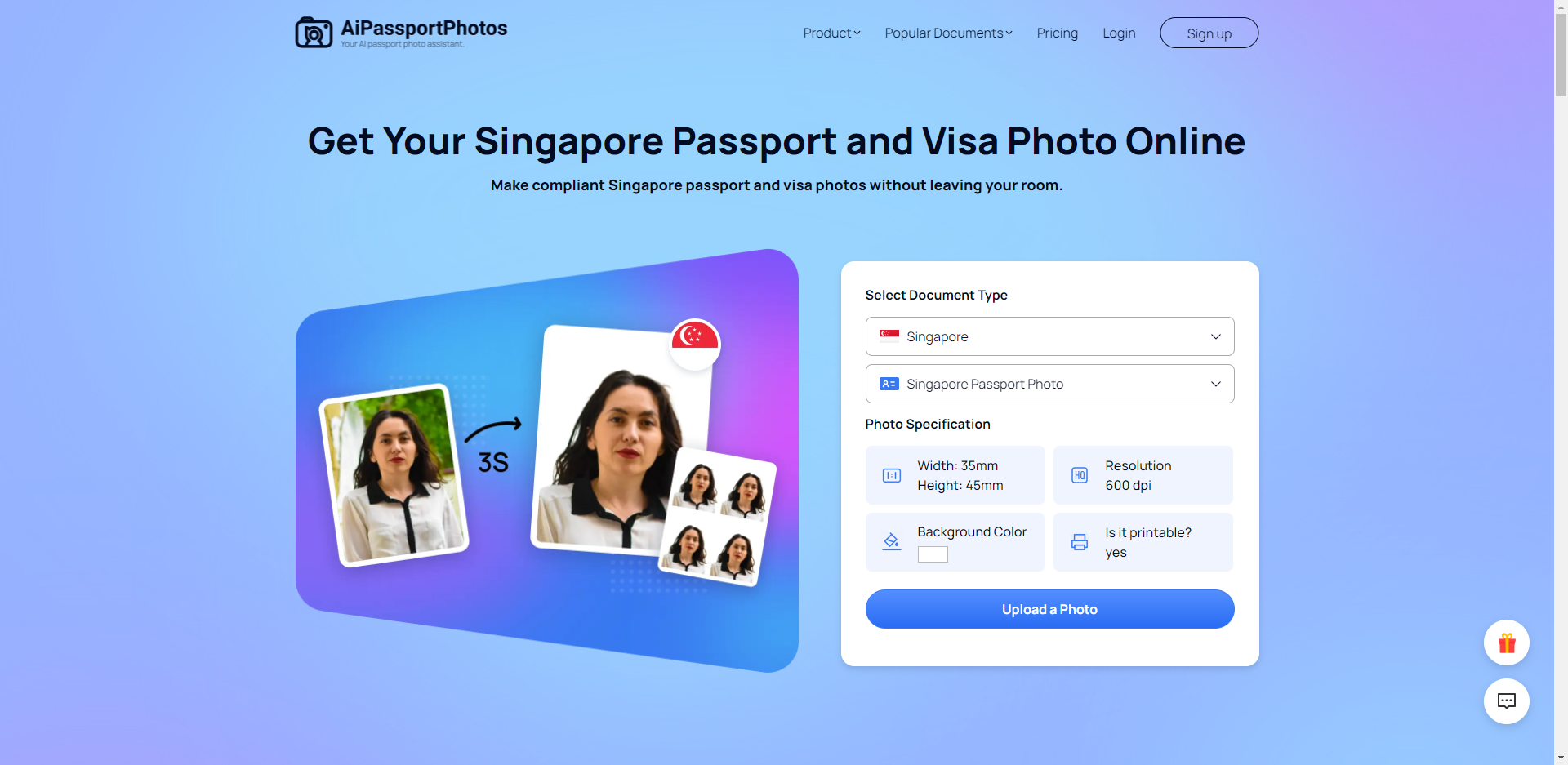 Cingapura Passaporte e Visa Photo Fabricante media 1