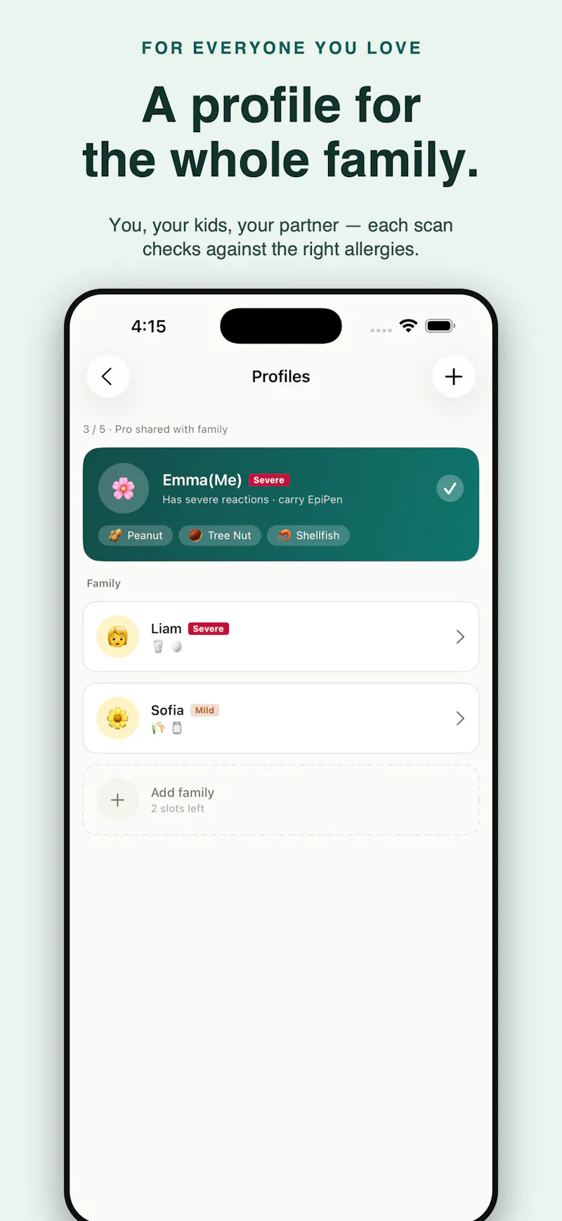 AllergyLens screenshot 1