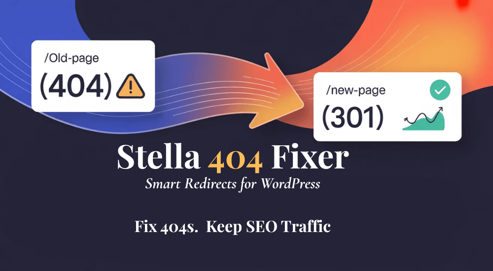 Stella 404 Fixer -WP 404 Redirect Plugin gallery image