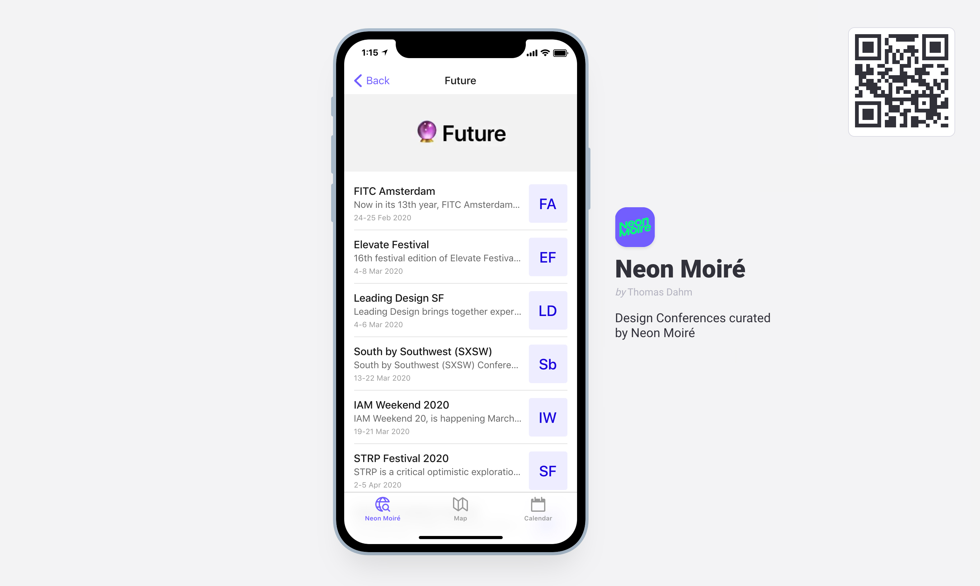 Neon Moiré gallery image