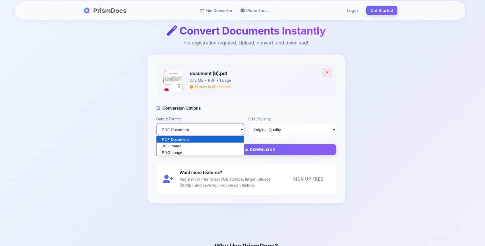 PrismDocs gallery image