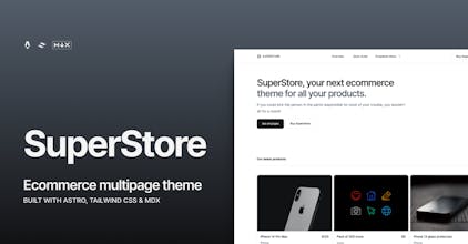 A multipage theme with a clean and organized structure.