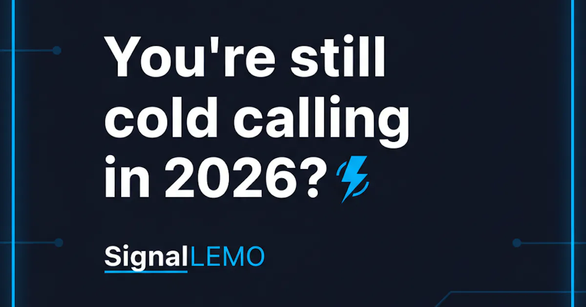 SignalLEMO - Ai Outreach Made Simple
