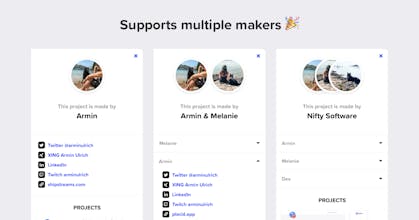 MakerWidget gallery image