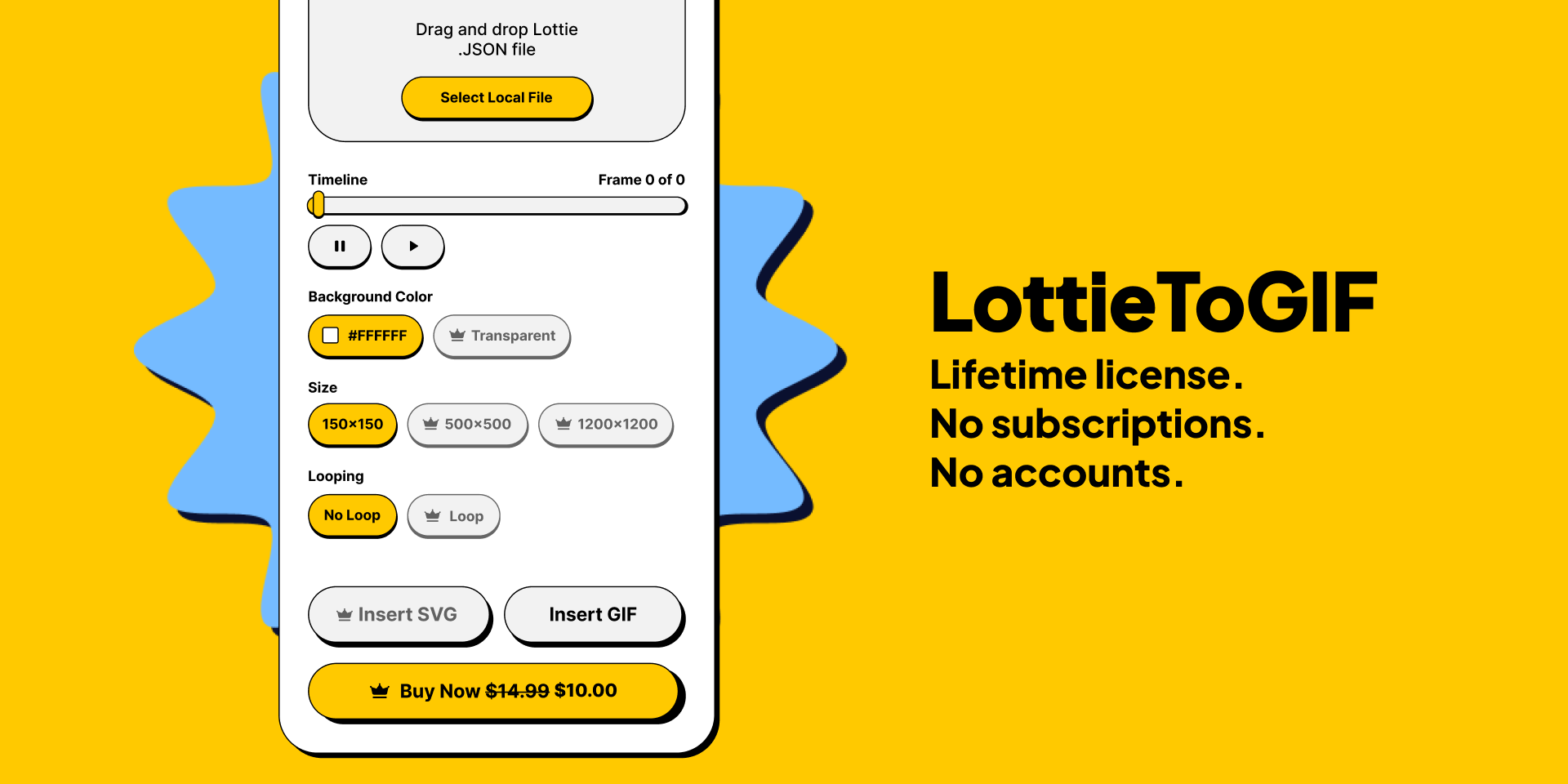 Figma에 대한 lottietogif - JSON LOTTIE 애니메이션을 GIF로 원활하게 변환하십시오 미디어 1