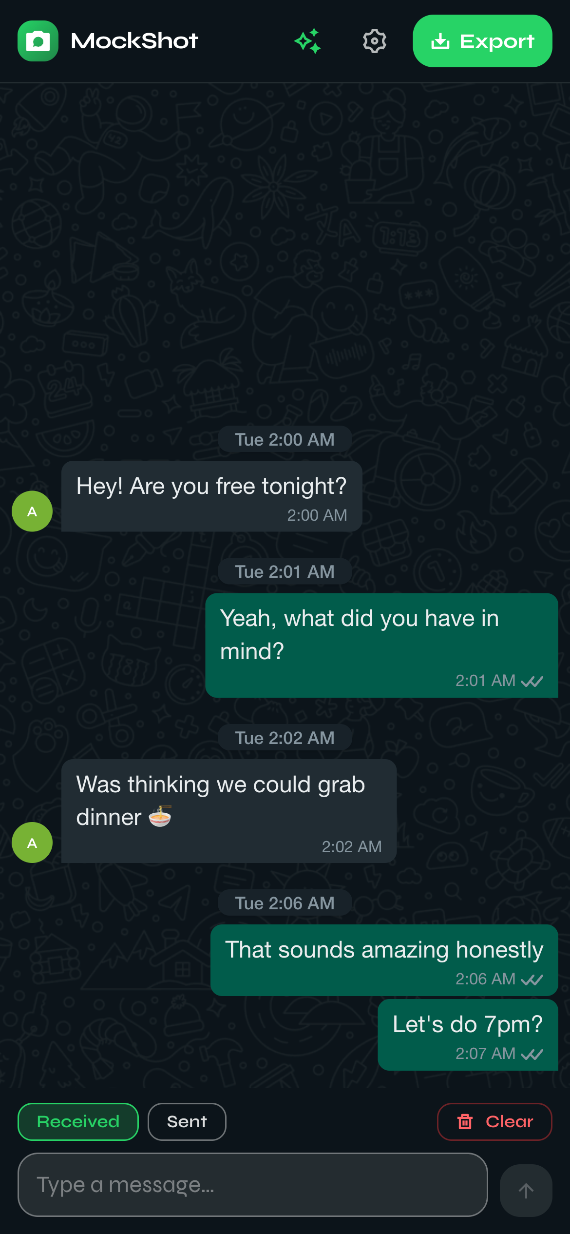 Mock Shot - Screenshot 5 showing product features and functionality