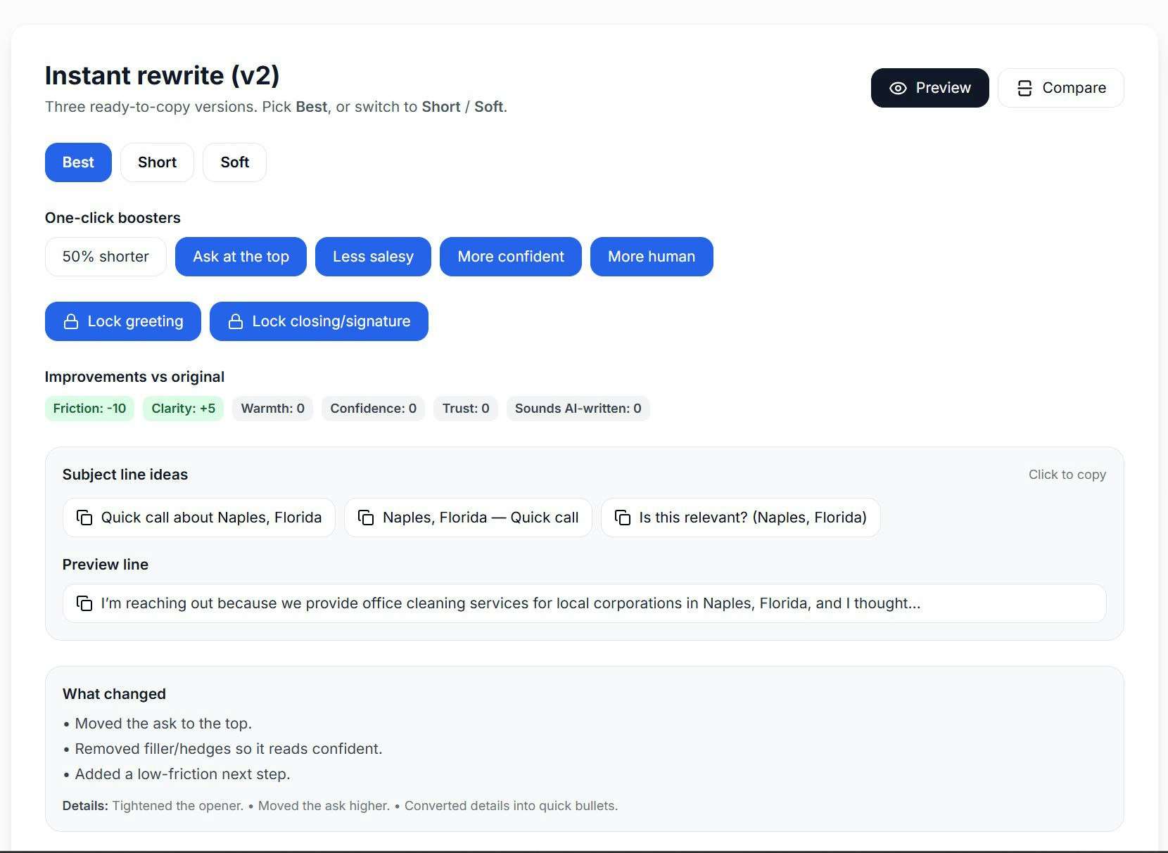 How It Lands - Screenshot 3 showing product features and functionality