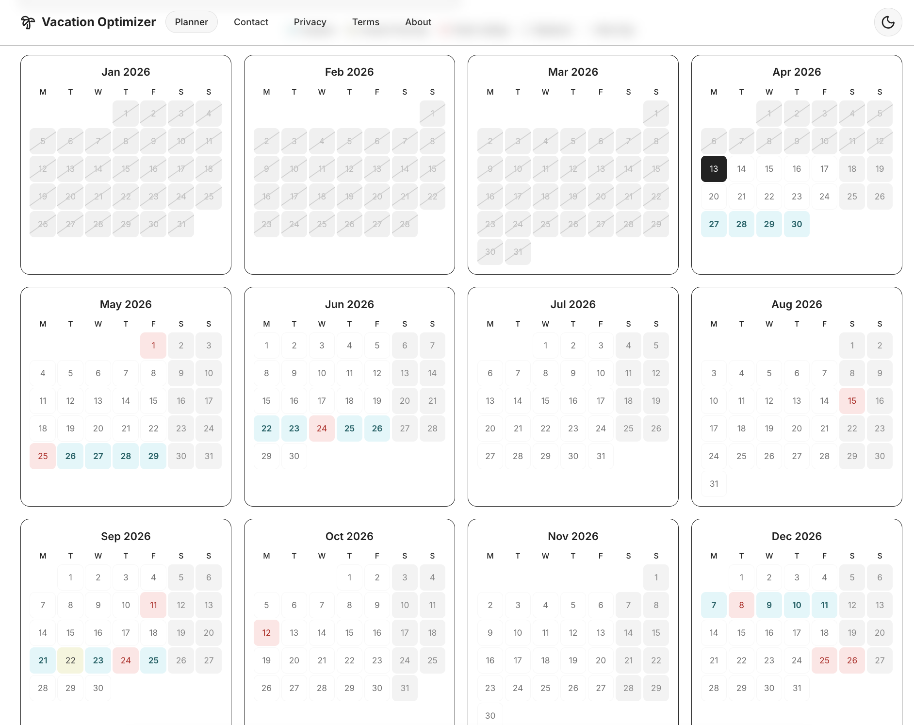 Vacation Optimizer is LIVE gallery image