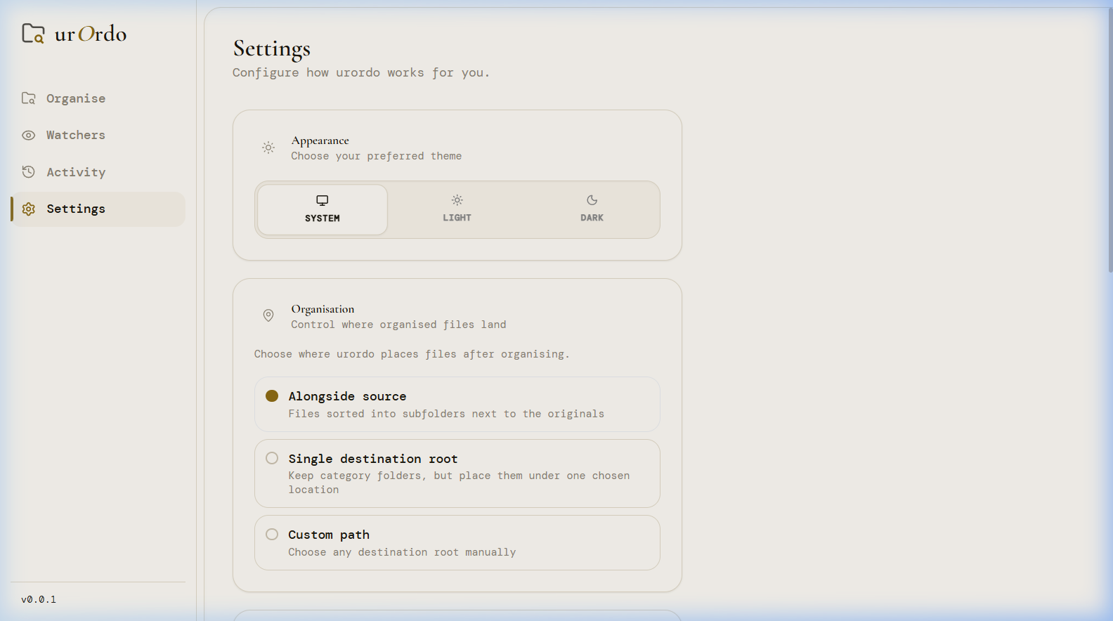urordo — Everything in its place. gallery image
