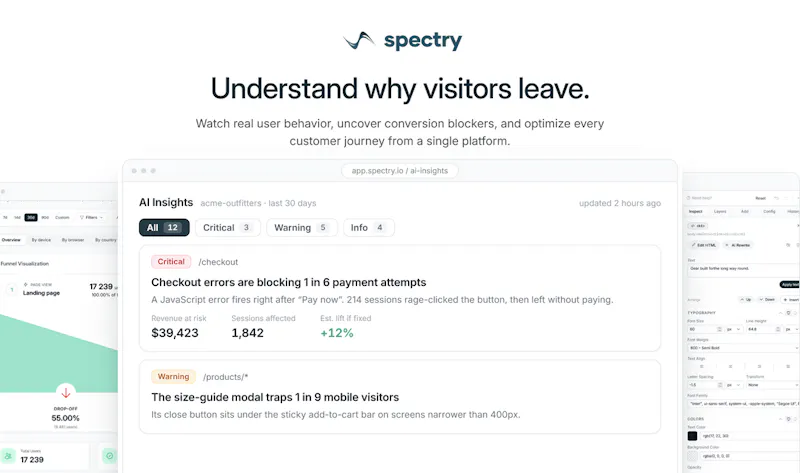 Spectry screenshot 1