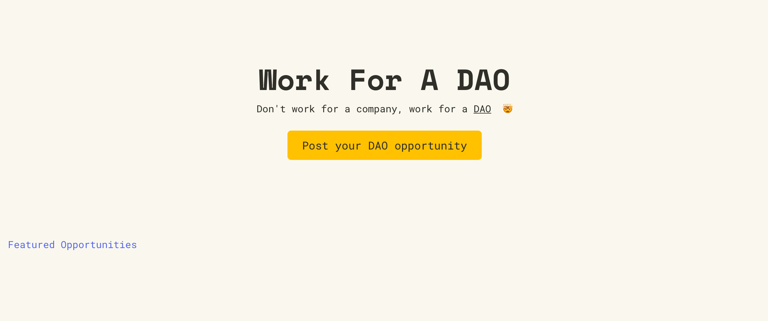 Work For A DAO gallery image