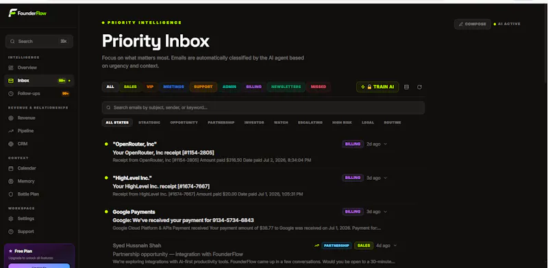FounderFlow screenshot 2