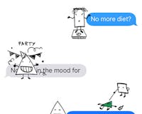 Triangle & Squares — Stickers for iMessage media 2