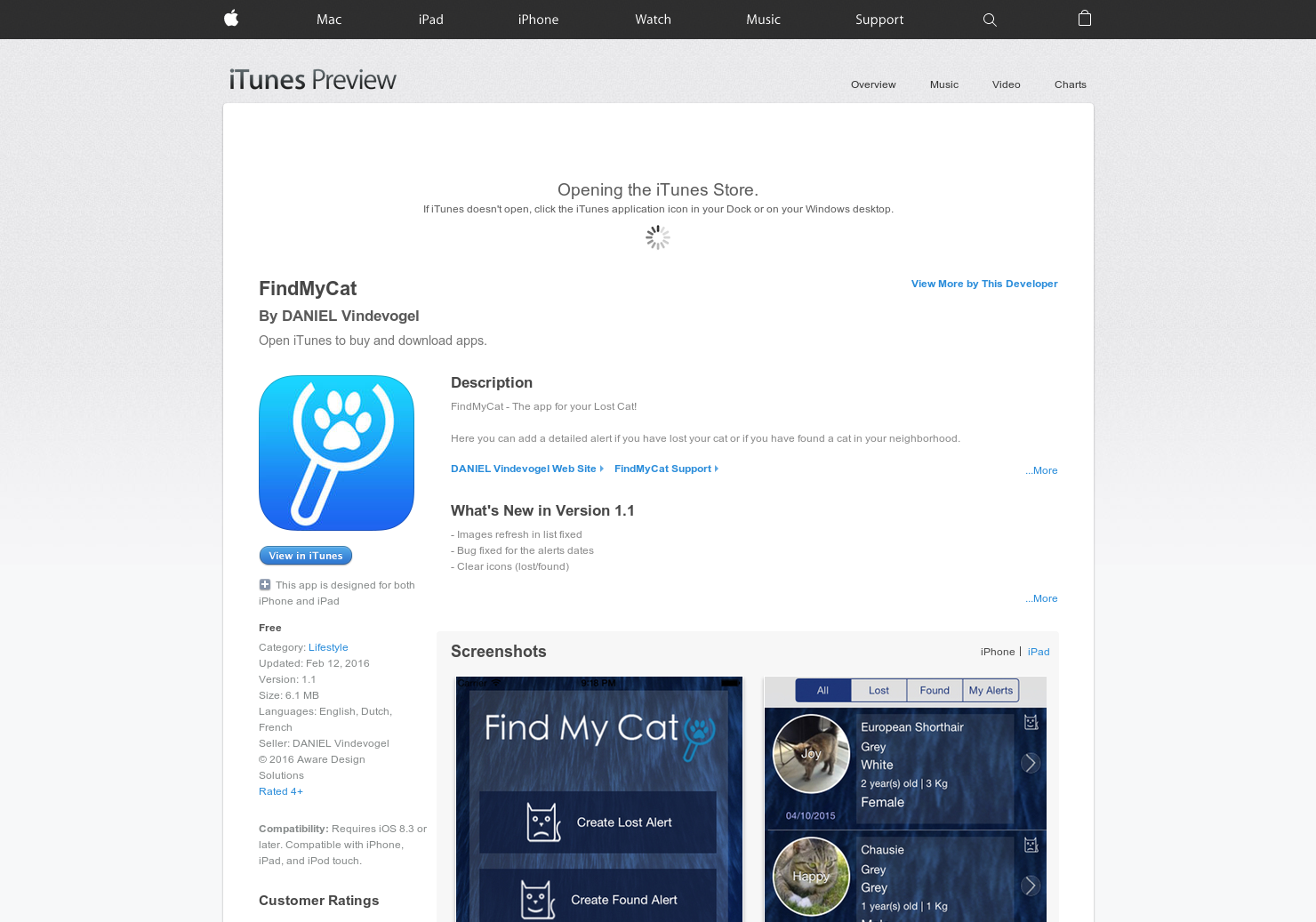 FindMyCat gallery image