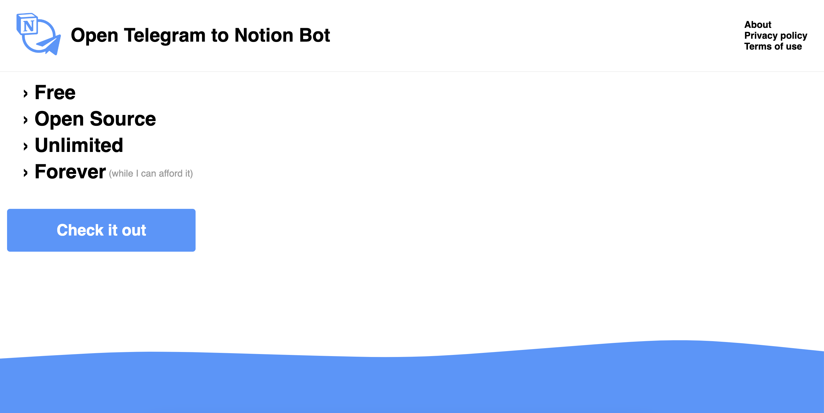 Bot de telegrama abierto a la noción - Conecte sus notas y tareas sin problemas desde Telegram media 2