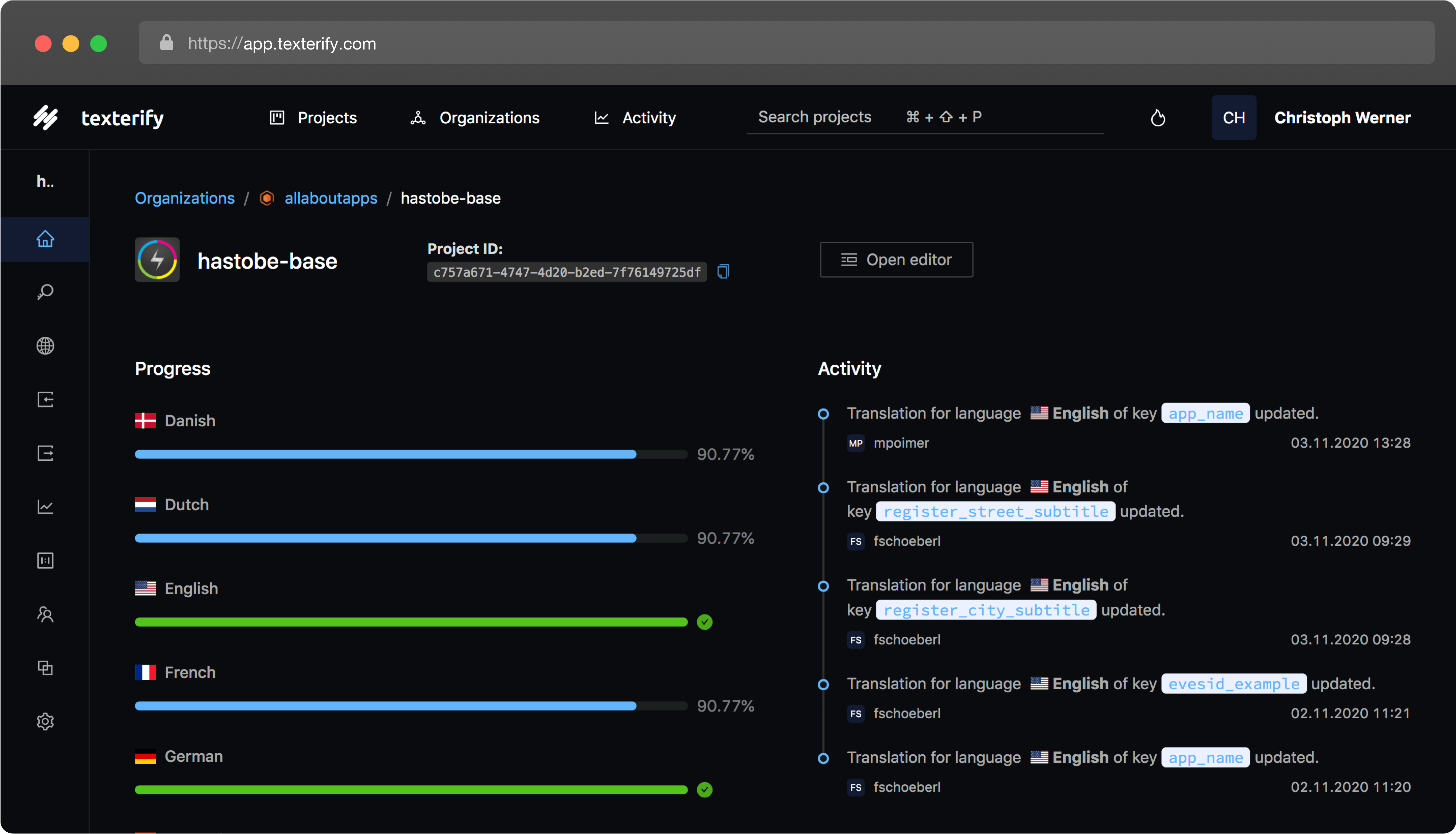Texterify gallery image