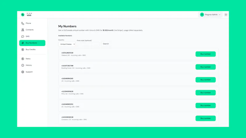 Ringvoo — Affordable Global Calling screenshot 7