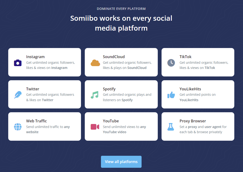 Somiibo Social Media Bot gallery image