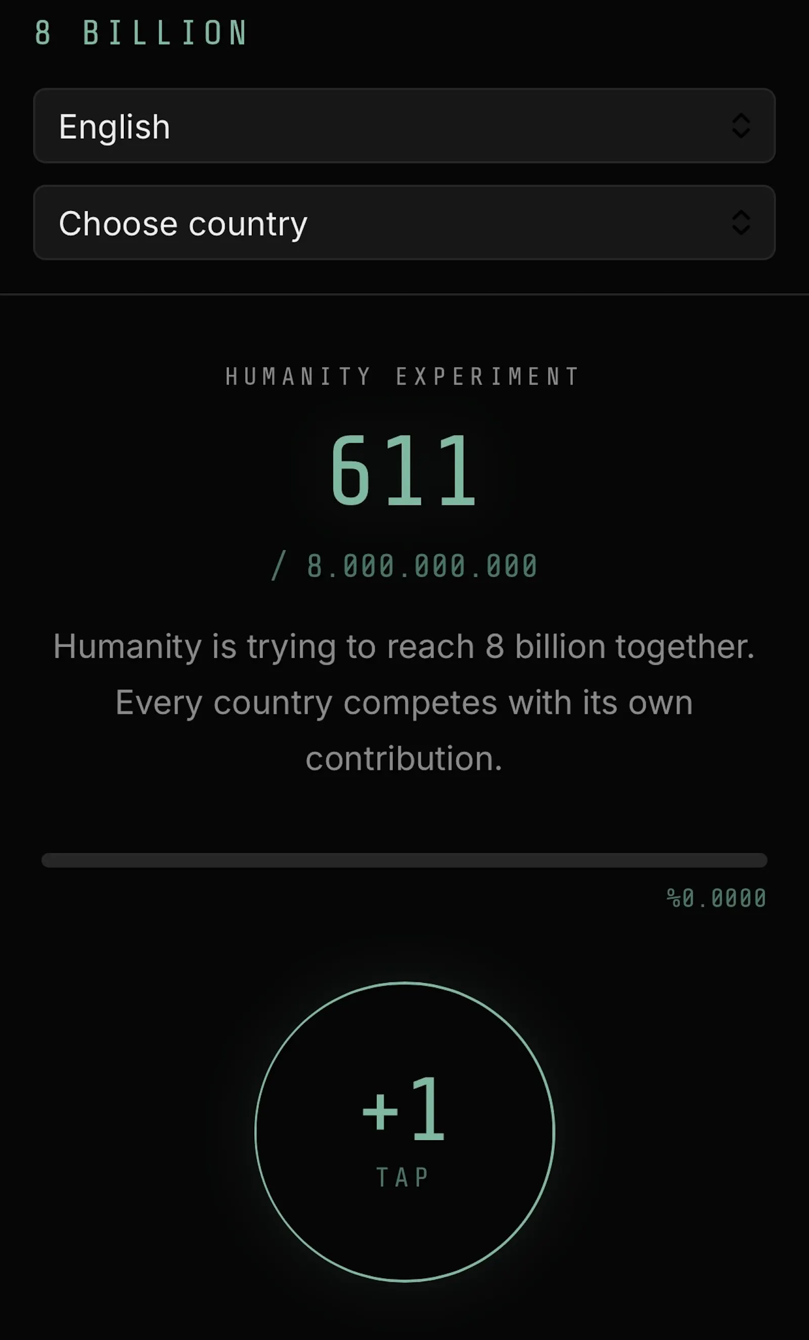 8 billion screenshot 1
