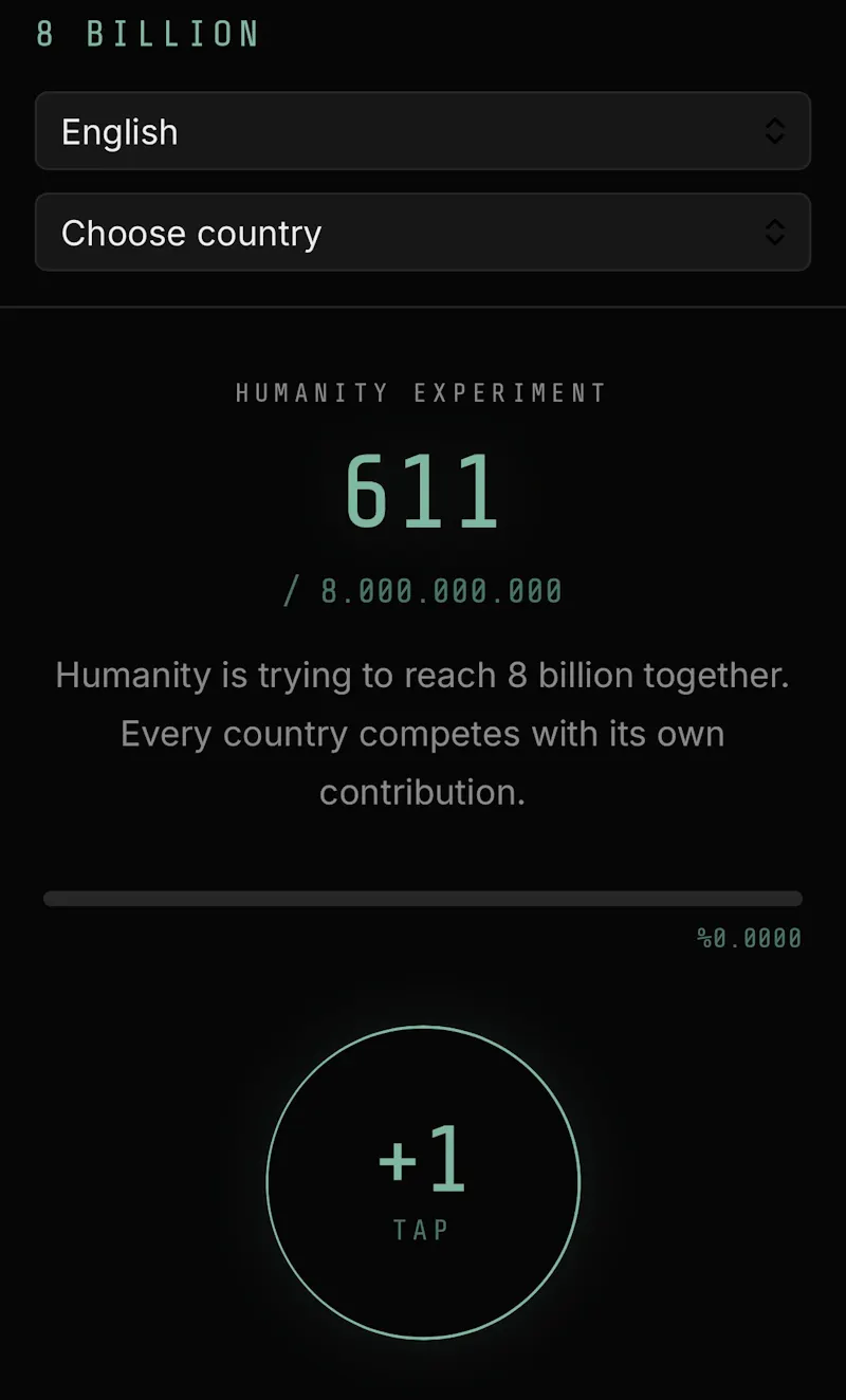 8 billion screenshot 1