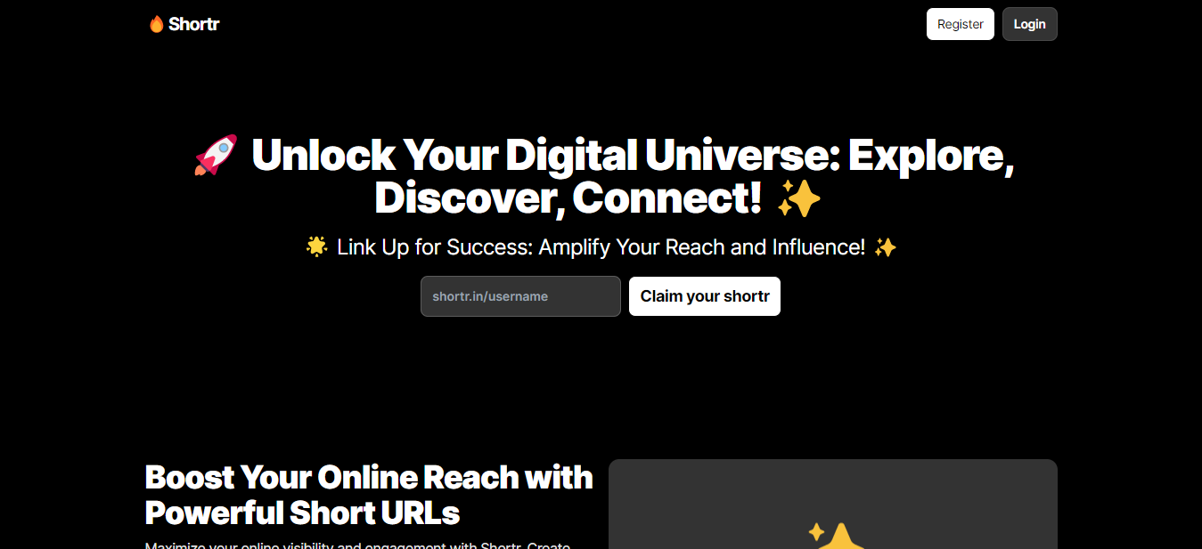 Shortr - Link everything you are media 1