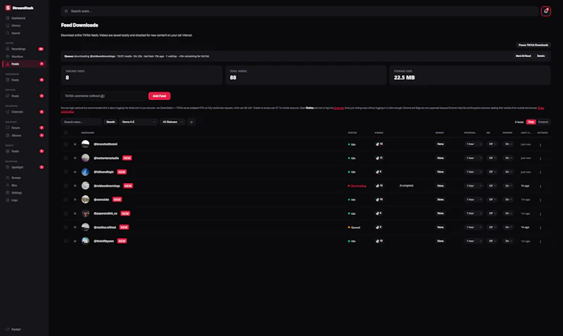 StreamStash screenshot 3