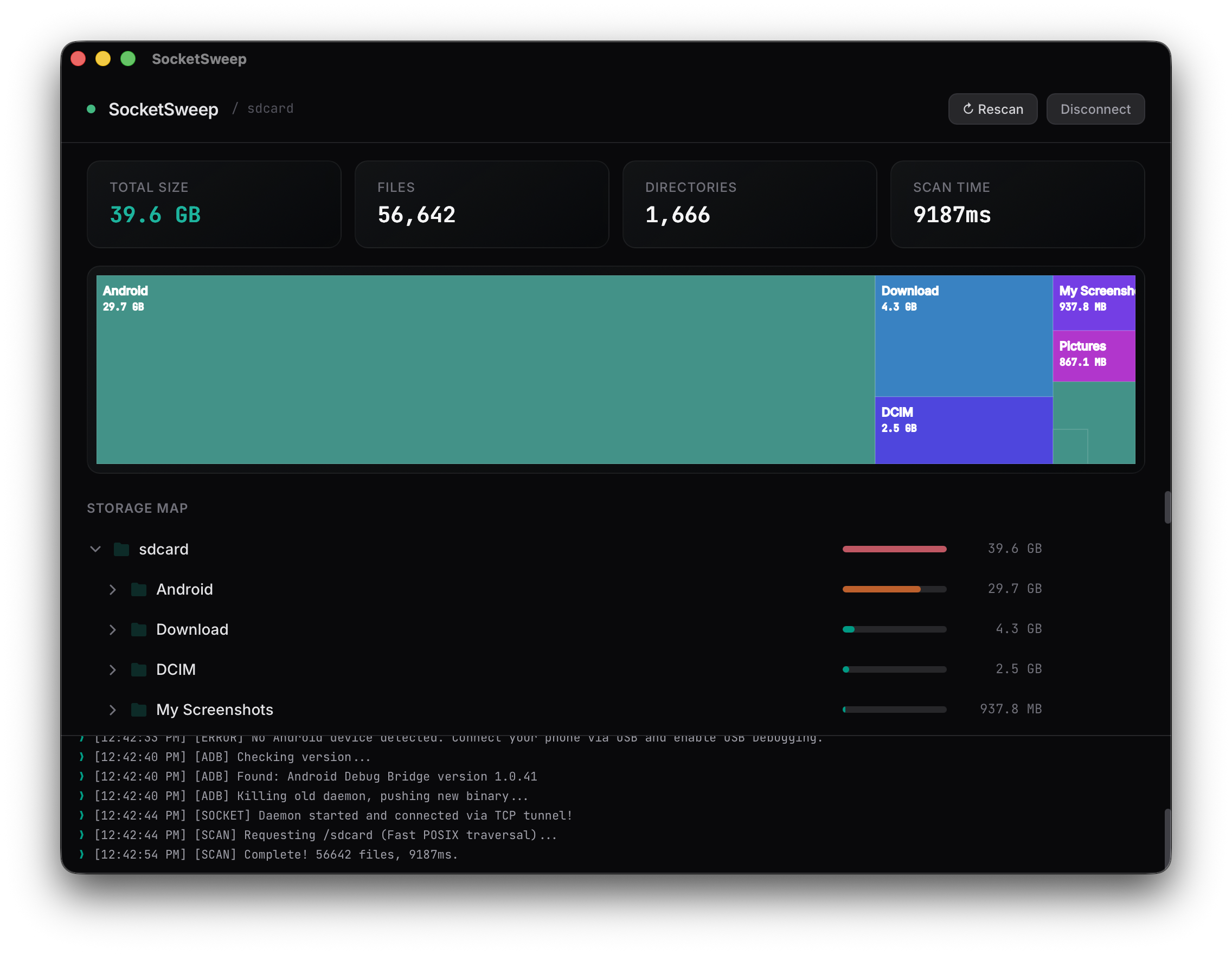 SocketSweep gallery image