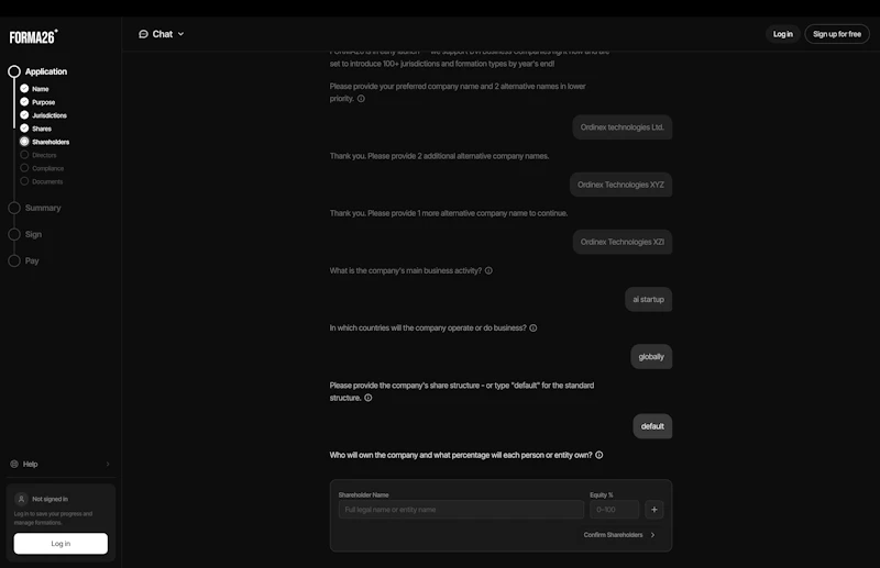 FORMA26 screenshot 2