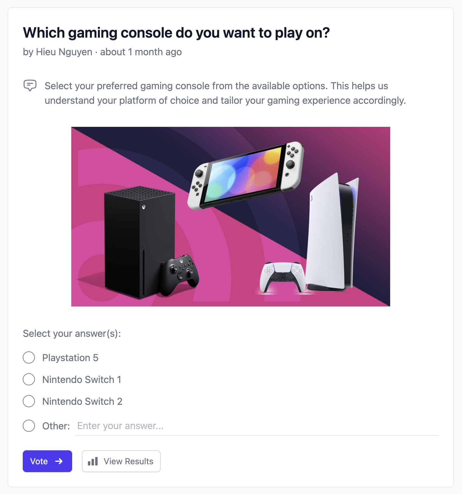 CakePoll gallery image