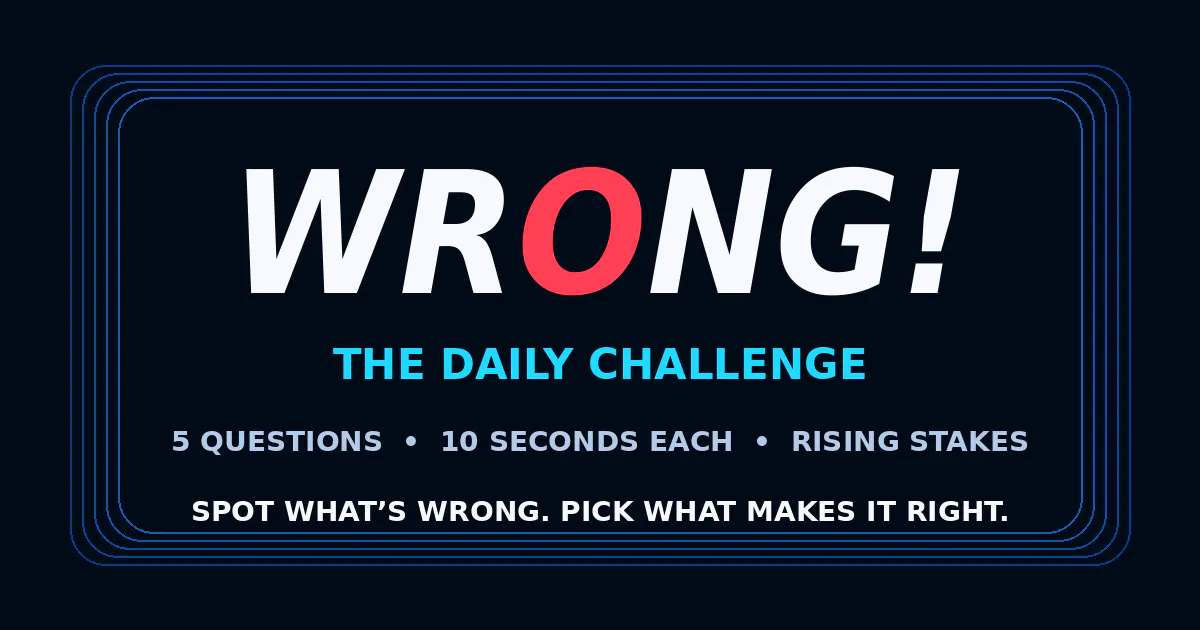 WRONG! gallery image