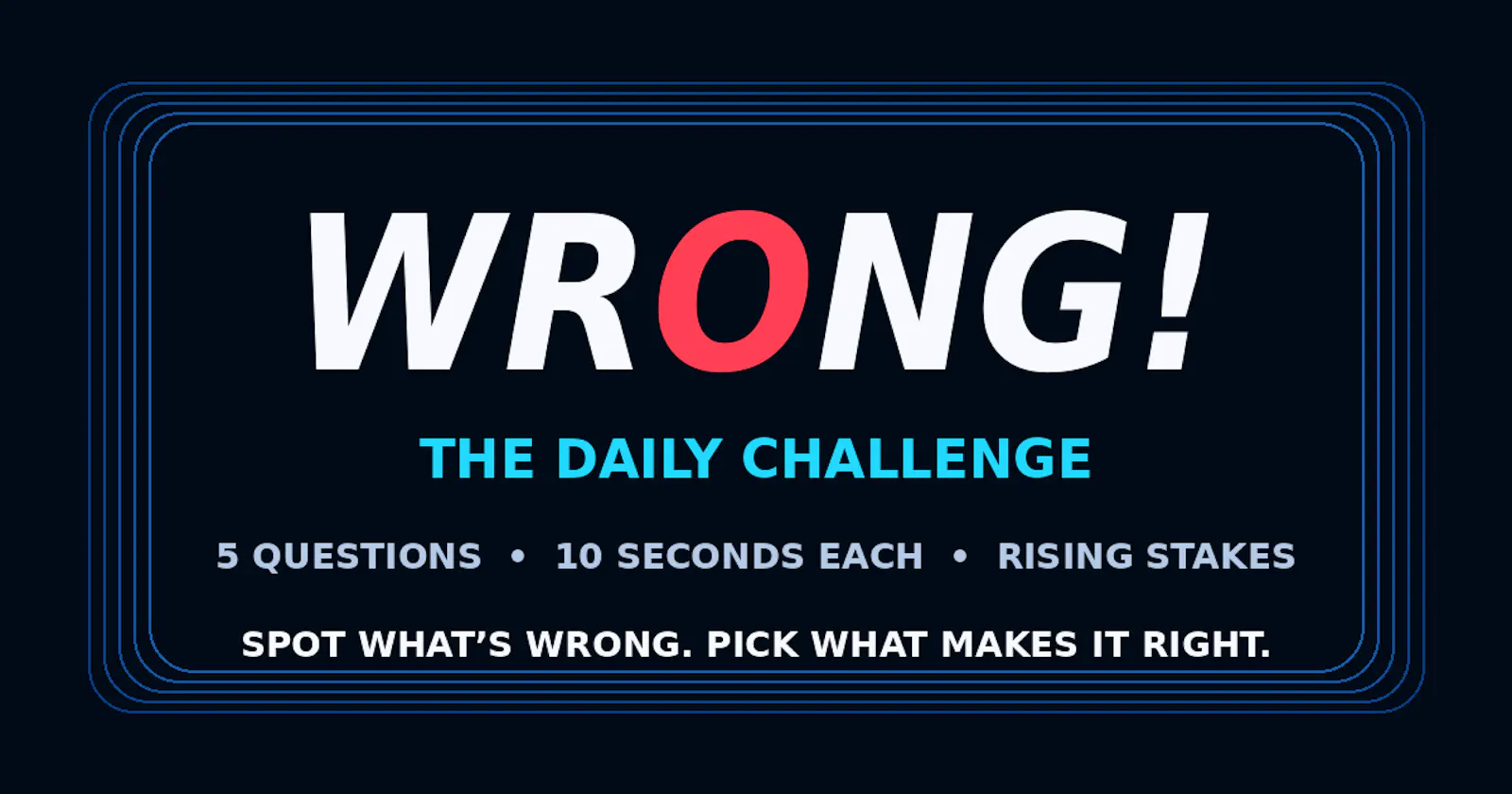 WRONG! screenshot 1