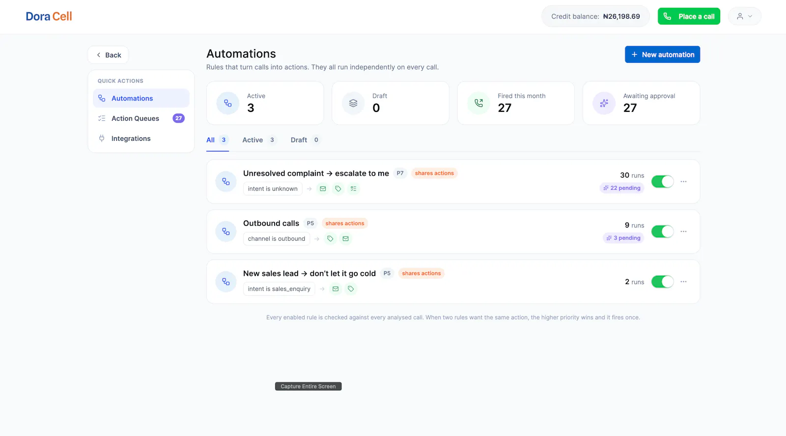 Make Calls. Turn Calls Into Actions screenshot 2