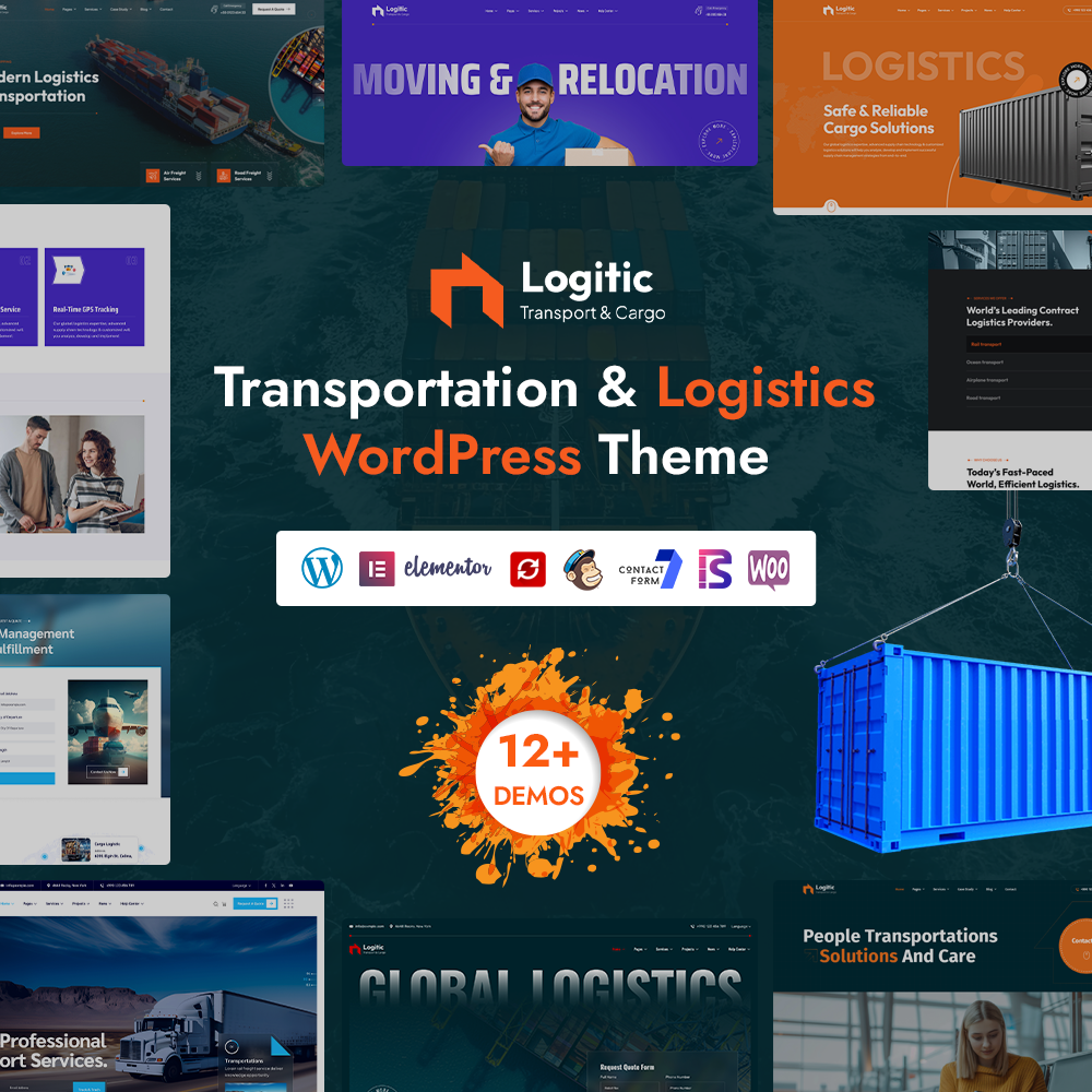 Logitech - Ulaşım ve Lojistik WordPress teması medya 1