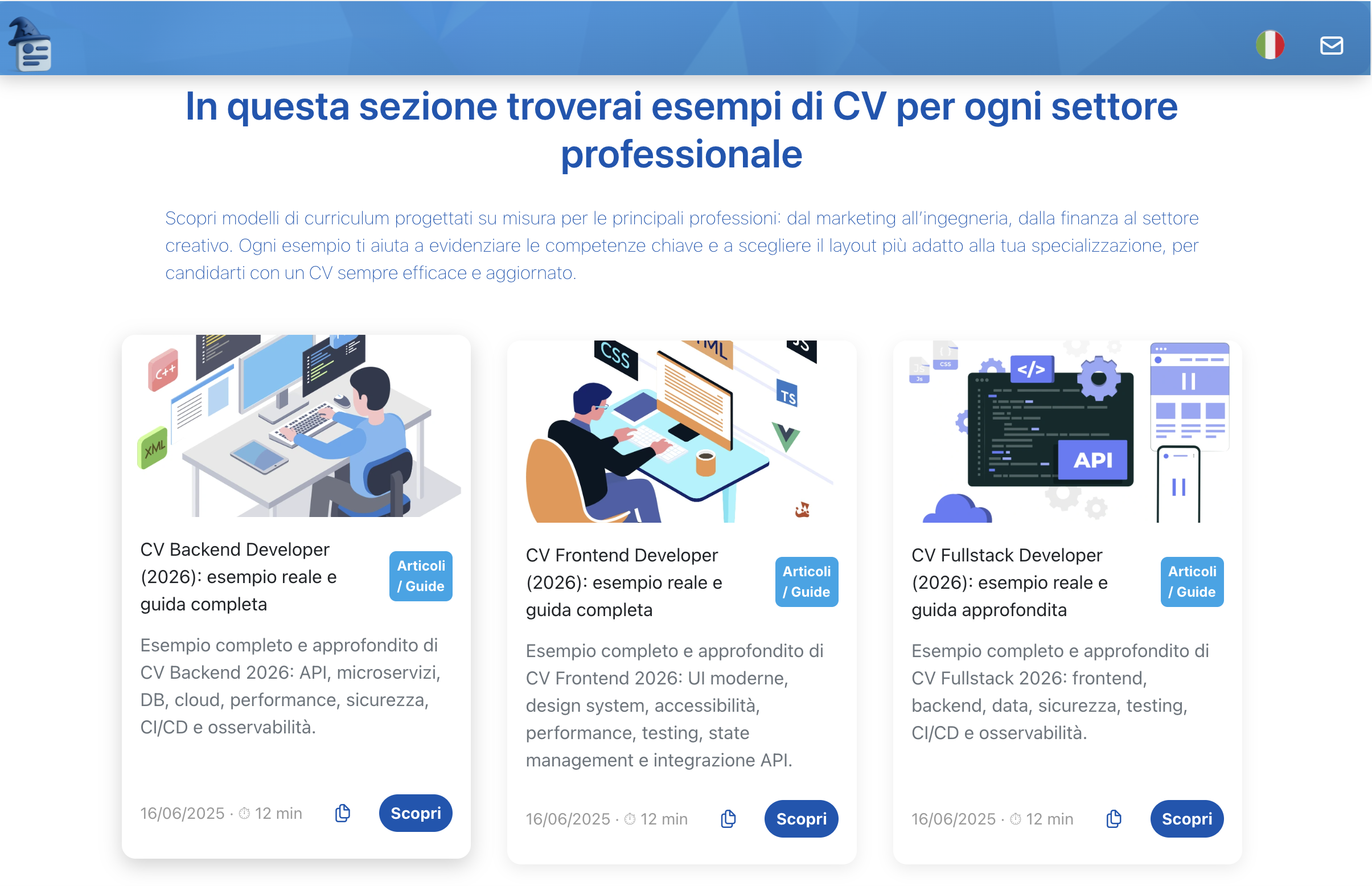 Wizardscv - Screenshot 3 showing product features and functionality